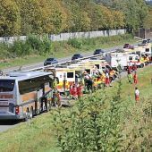 20 Verletzte nach Unfall auf A3