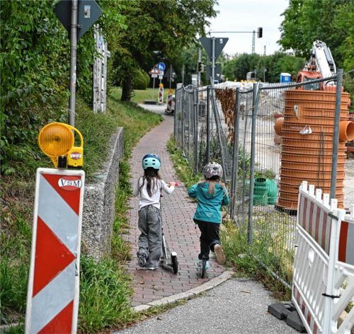 Seit dem gestrigen Montag (21. September) ist der Gehweg komplett gesperrt. Ruprecht