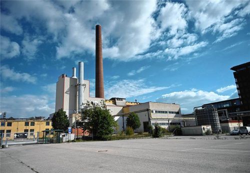 Das Foto zeigt einen Teil des Areals der ehemaligen Papierfabrik Redenfelden. Franz Ruprecht