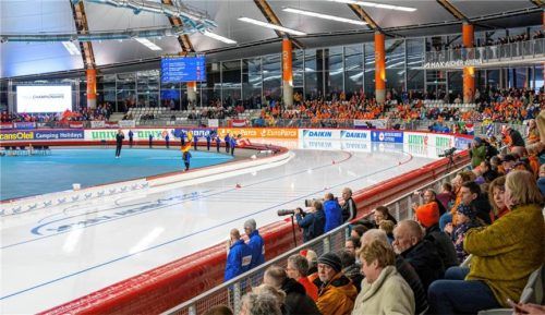 Die Inzeller Max-Aicher-Arena muss heuer ohne große internationale Veranstaltungen im Eisschnelllauf auskommen.Ernst Wukits