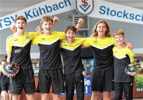 Die U16-Moarschaft der DJK-SG Ramsau holte Gold.Kam