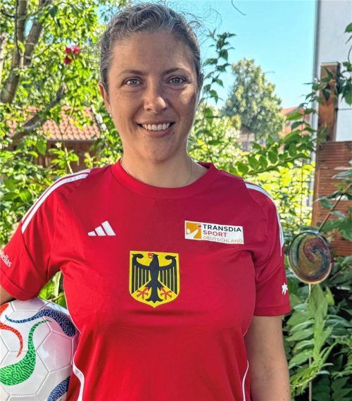 Eigentlich spielt Johanna Macht Basketball in Rosenheim. Doch für den „Transplant Football Worldcup“ fuhr sie extra ins Trainingslager, um das Kicken und ihr Team besser kennenzulernen.  privat
