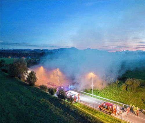 Einsatzübung am Ettendorfer Tunnel.Korbinian Thiel