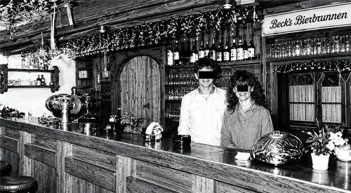 Im Rosenheimer „Bierbrunnen“, hier ein Foto aus den 1990er-Jahren, machte Wolfgang Schmitz die Zeche, die ihn zum Mörder an Gertrud Hess werden ließ. Archiv/OVB