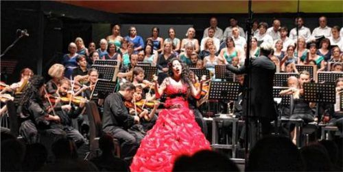 Karina Benalcazar sang beim Finale Grande Gershwins „Summertime“ aus „Porgy and Bess“. Benekam