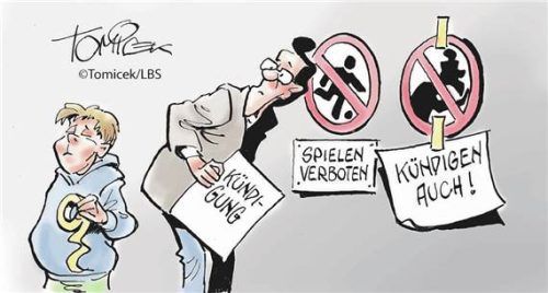Keine Kündigung wegen spielender Kinder. Tomicek/LBS
