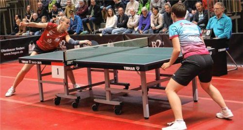 Kolbermoors Annett Kaufmann gewann im vergangenen Jahr zum Saisonauftakt das Spitzenspiel gegen die Berlinerin Nina Mittelham in fünf Sätzen.Gerhard Erlich