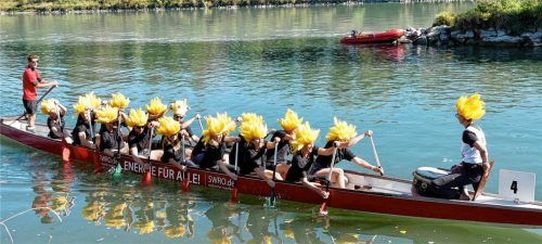 Viele bunte Teams waren am Start. Peter Huber