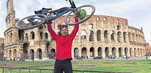 Von Genua nach Rom: Thomas hat mit dem Gravelbike 400 Kilometer zurückgelegt. privat