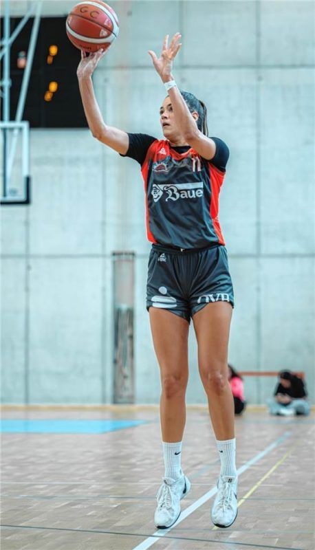 Wasserburgs Andjela Pavicevic erzielte bei der Niederlage in Grünberg acht Punkte.Leo bauer