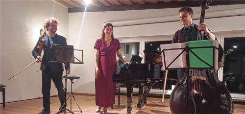 Zeigten einen begeisternden Auftritt: (von links) die Musiker Matthias Well, Dunja Robotti und Dominik Wagner. Giesen