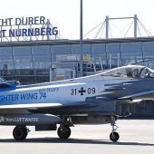 Kampfjet-Übung in Nürnberg