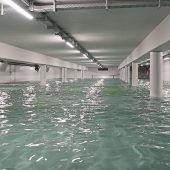 Eine Hotelgarage als Wasserspeicher
