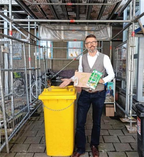Der stellvertretende Landrat Stefan Kattari informiert zur Diskussion rund um die Gelbe Tonne. SPD Kreisverband Traunstein