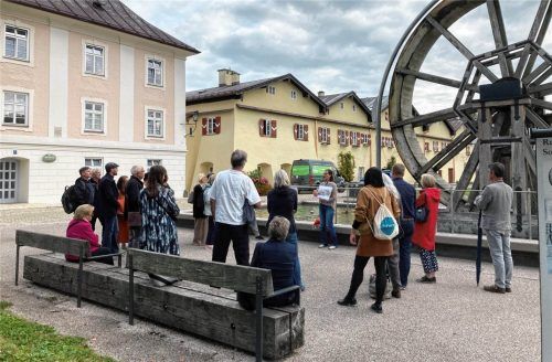 Führung durch die Salzgeschichte Traunsteins mit Ortsheimatpflegerin Dr. Lydia Großpietsch. LRA Traunstein