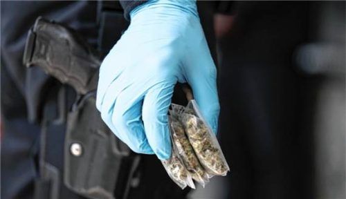 Fünf Kilogramm Marihuana stellten Beamte bei einer Kontrolle auf der A8 sicher (Symbolbild).Boris Rössler/dpa