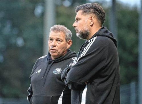 Hören beide im Sommer auf: Tögings Sportlicher Leiter Klaus Maier (links) und Trainer Robert Berg.Gabi Zucker
