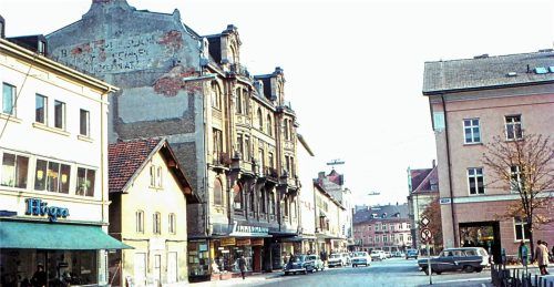 In der Münchener Straße 28 waren zwei Läden jüdischer Geschäftsleute. Bis 1938, dann war Schluss. Später zog Zimmermann dort ein.  Herbert Borrmann/Hans-Jürgen Ziegler