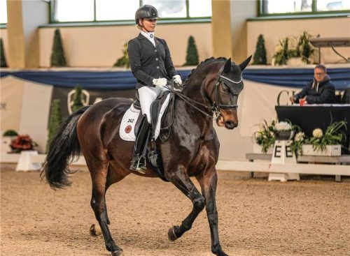 Olympiasiegerin Jessica von Bredow-Werndl war schon mehrmals auf Gut Ising zu Gast, hier im Jahr 2024 mit Simba.Hans Weitz