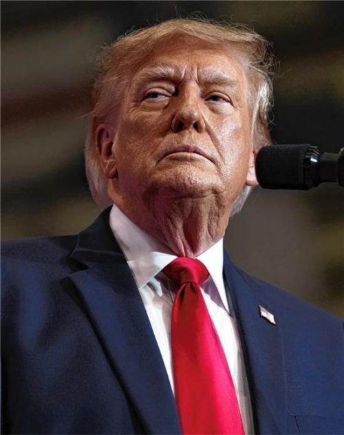 US-Präsident Donald Trump bei einer Rede.